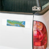 Florida USA Karte Autoaufkleber (Auf Lkw)