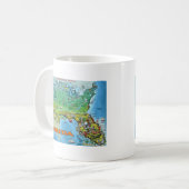 Florida USA Karte Kaffeetasse (Vorderseite Links)