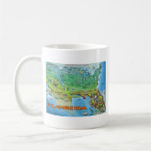 Florida USA Karte Kaffeetasse (Links)