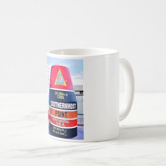 Florida - USA - Mosaik - Kaffeetasse (VorderseiteRechts)