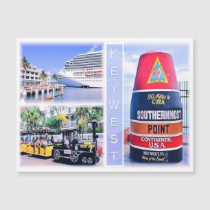 Florida - USA - Mosaik - Magnetkarte