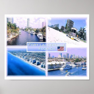 Florida - USA - Mosaik - Poster