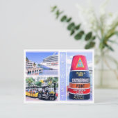 Florida - USA - Mosaik - Postkarte (Stehend Vorderseite)