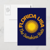 Florida USA Postkarte - anpassen (Vorne/Hinten)