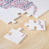 Florida USA Slang Word Art Map Puzzle (Seite)