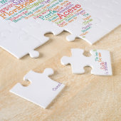 Florida USA Slang Word Karte Puzzle (Seite)