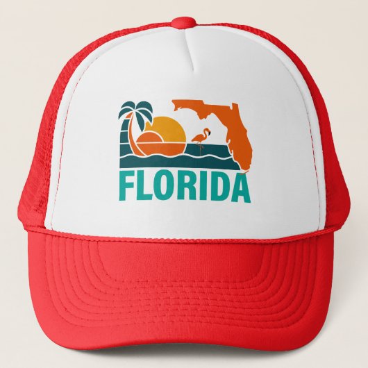 Florida, USA Truckerkappe (Vorderseite)