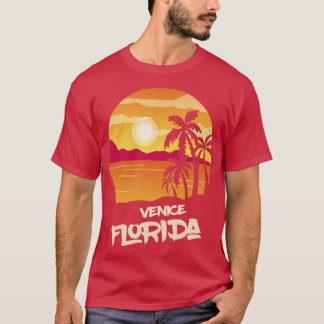 Florida Venice Vacation Palmen Ozeansurfen T-Shirt