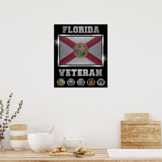 Florida Veteran Poster (Küche)