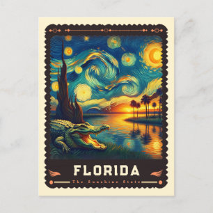 Florida   Vincent Van Gogh Inspiriert Postkarte