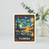 Florida | Vincent Van Gogh Inspiriert Postkarte (Stehend Vorderseite)