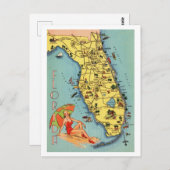 Florida Vintag Fun Postkarte (Vorne/Hinten)