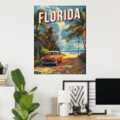 Florida Vintag Poster (Heimbüro)