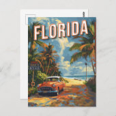 Florida Vintag Postkarte (Vorne/Hinten)