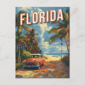 Florida Vintag Postkarte (Vorderseite)