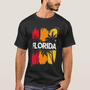 Florida Vintag Retro Tropical Summer FL Miami Flo T-Shirt