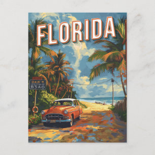 Florida Vintage Postkarte