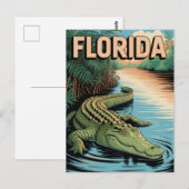 Florida Vintage Postkarte (Vorne/Hinten)
