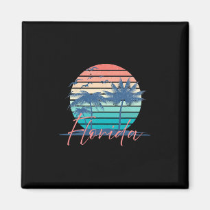 Florida Vintage Sommer Stimmung Strand Sonnenunter Magnet