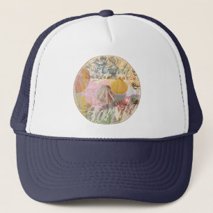 Florida Vintage Travel Beach Seashell Muschel Art Truckerkappe