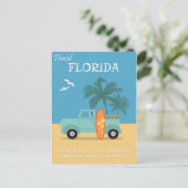 Florida Vintage Travel Feiertagspostkarte (Stehend Vorderseite)