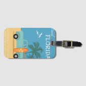 Florida Vintage Travel Gepäckanhänger (Vorderseite (Horizontal))