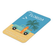 Florida Vintage Travel Magnet (Linke Seite)