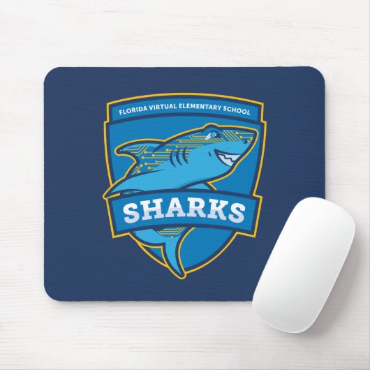 Florida Virtual Elementary School Mouse Pad (Navy) Mousepad (Mit Mouse)