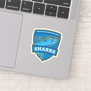 Florida Virtual Elementary School Sharks Sticker