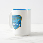 Florida Virtual Elementary School Tasse (Blau) (Vorderseite Links)
