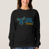 Florida Virtual High School Feuervögel, schwarz Sweatshirt (Vorderseite)