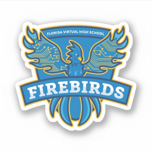 Florida Virtual High School Firebird Sticker (Vorderseite)