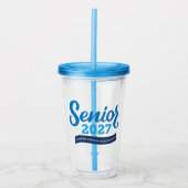 Florida Virtual HS Senior 2027 Acrylbecher Acryltrinkbecher (Vorderseite)