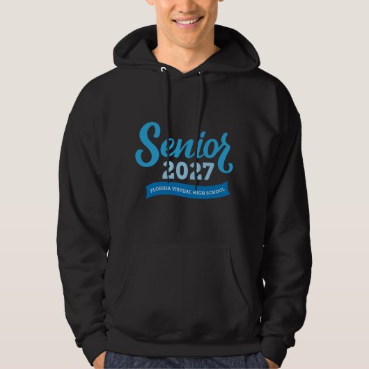 Florida Virtual HS Senior 2027 Hoodie (Schwarz) (Vorderseite)