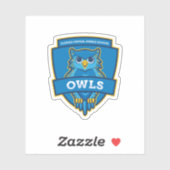 Florida Virtual Middle School Owl Sticker (Blatt)