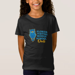 Florida Virtual Middle School Owles, Black T-Shirt