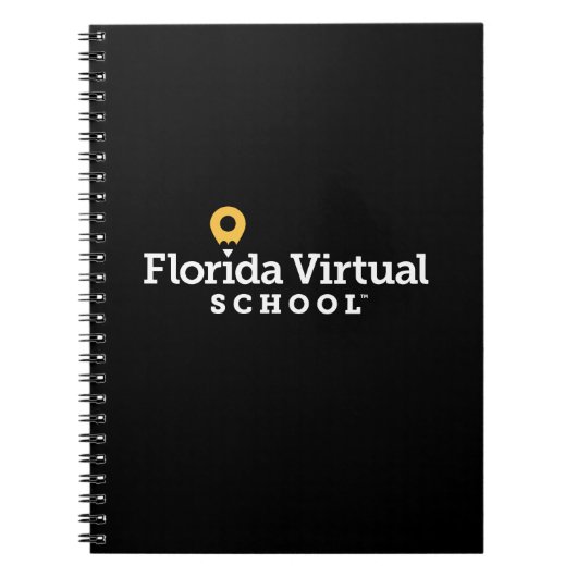 Florida Virtual School, Black Spiral Notizblock (Vorderseite)
