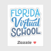 Florida Virtual School Hand Letter Sticker (Blatt)