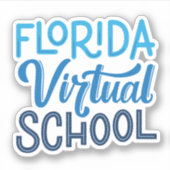 Florida Virtual School Hand Letter Sticker (Vorderseite)