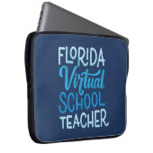 Florida Virtual School Lehrer Handlettering Laptopschutzhülle (Vorne Rechts)