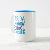Florida Virtual School Lehrer, Handlettering Zweifarbige Tasse (Vorderseite Links)