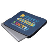 Florida Virtual School Lehrer Superheld Laptopschutzhülle (Vorne Knopf)