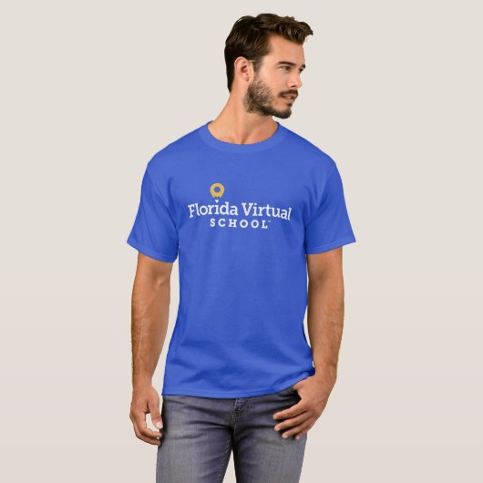 Florida Virtual School T - Shirt (blau) (Vorne ganz)