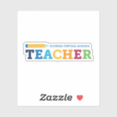 Florida Virtual School Teacher Sticker (Blatt)