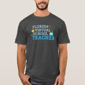 Florida Virtual School Teacher T - Shirt (Dunkelgr (Vorderseite)