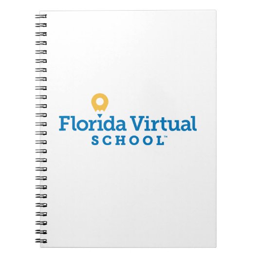 Florida Virtual School, White Spiral Notizblock (Vorderseite)