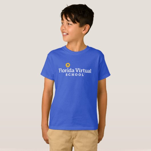 Florida Virtual School Youth T - Shirt (Royal) (Vorne ganz)