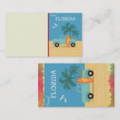 Florida: Visitenkarte für Reisen (Vorne/Hinten)