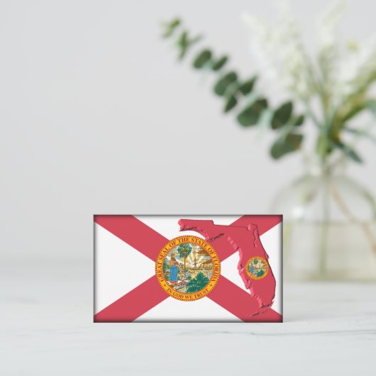 Florida-Visitenkarte Visitenkarte (Stehend Vorderseite)
