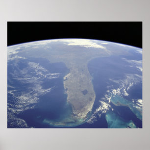 Florida von Space Canvas Print Poster